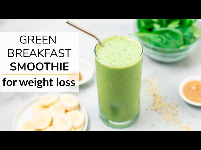 Green Breakfast Smoothie For Weight