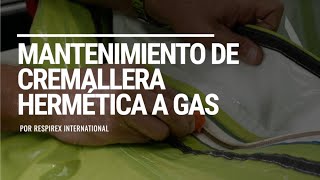 Mantenimiento de las cremalleras herméticas a gas Respirex by Respirex 28 views 1 year ago 1 minute, 57 seconds