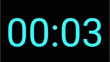 3 Second Countdown Timer [ DARK MODE ]
