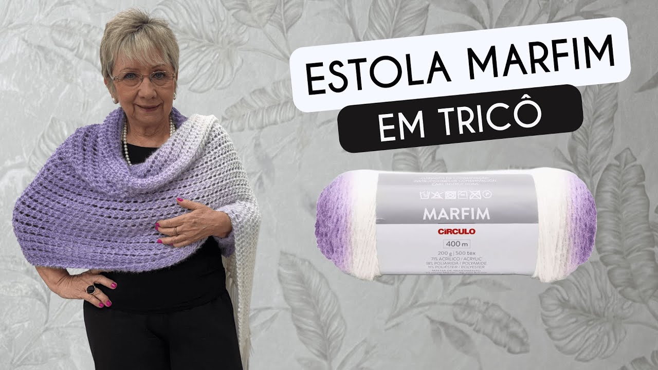 ESTOLA MARFIM EM TRICO COM VITORIA QUINTAL