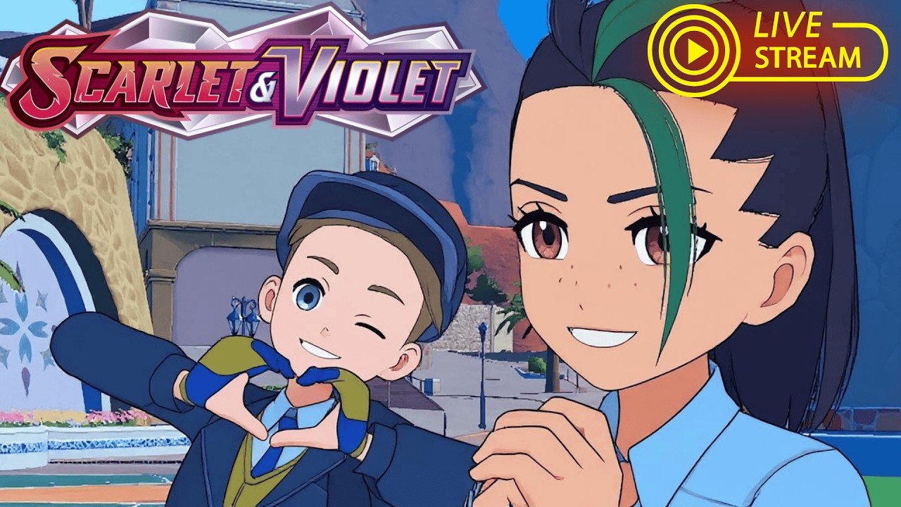 (Vertical) Pokémon Scarlet/Violet Live Stream 🧡💜 Late-Night Chill & Fun