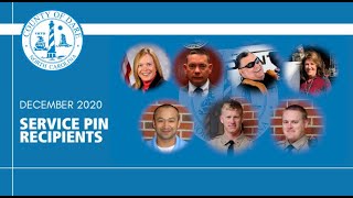 Dare County Service Pin Recognition Presentation - December 7, 2020