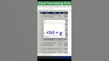 Delete Blank Rows With go to special | #shorts #digitalinstitute