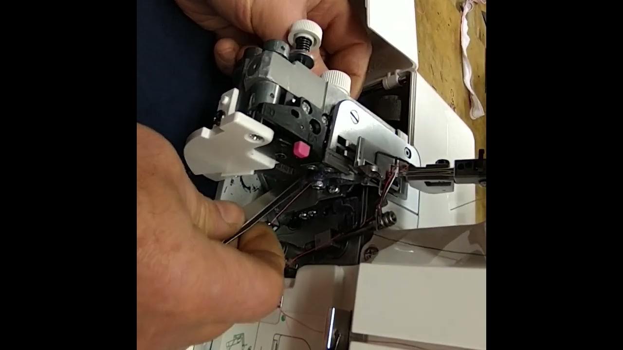 Janome Overlocker threading YouTube