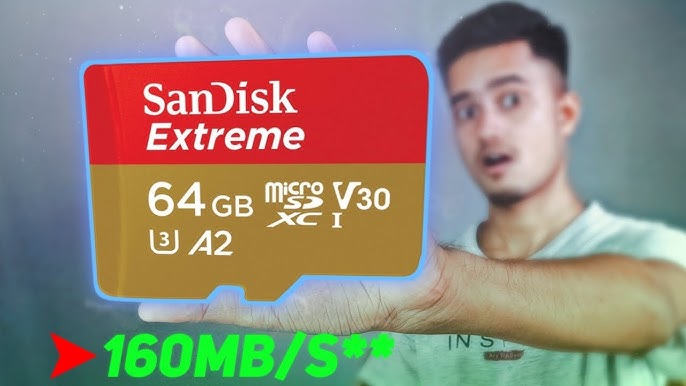 SANDISK - Carte mémoire - 64 Go Carte microSD Extreme Idéal pour les  Caméras d'Action & Drone