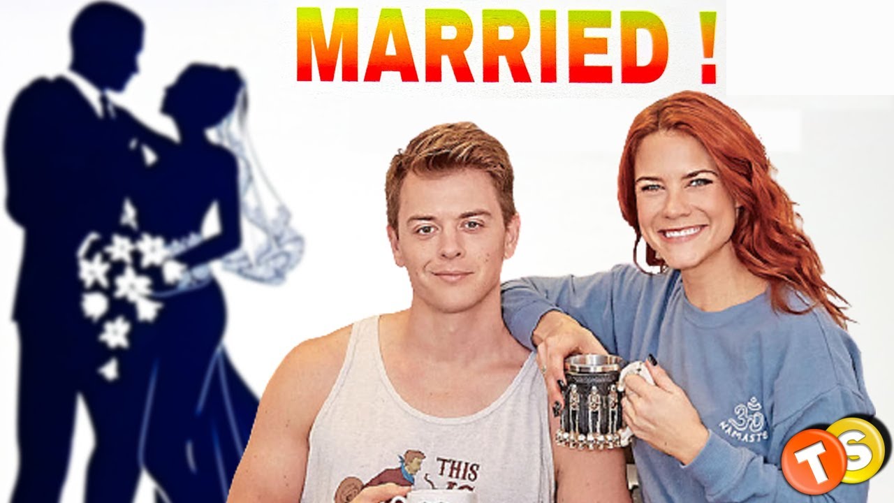 Real life soap wedding! Y&R's Courtney Hope and GH's Chad Duell tie the  knot! - YouTube