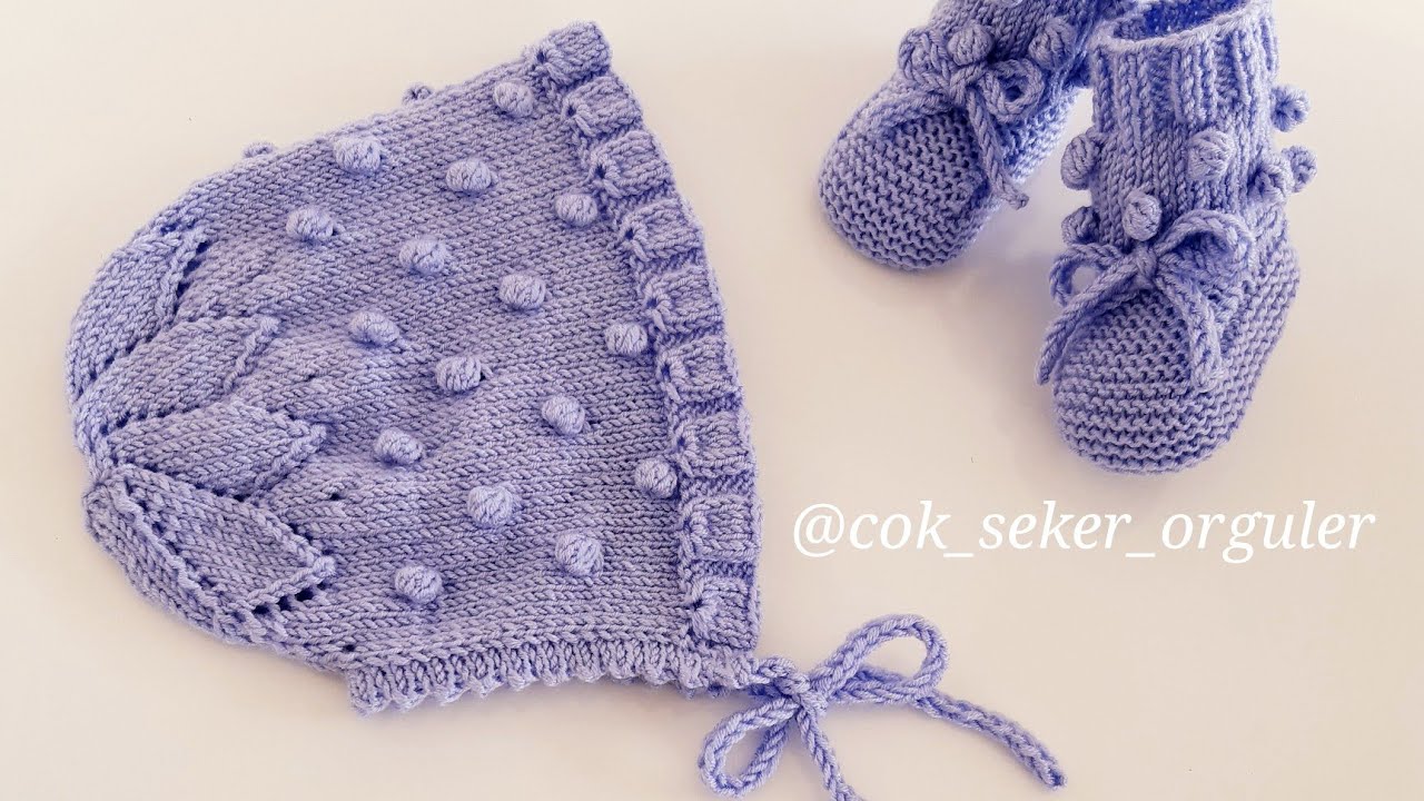 PONPON MODELİ LAURA ŞAPKA YAPIMI (baby beanie )