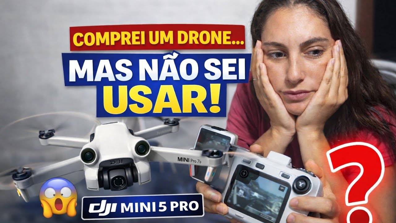 COMEÇANDO DO ZERO COM O DJI MINI 5 PRO DO ZERO