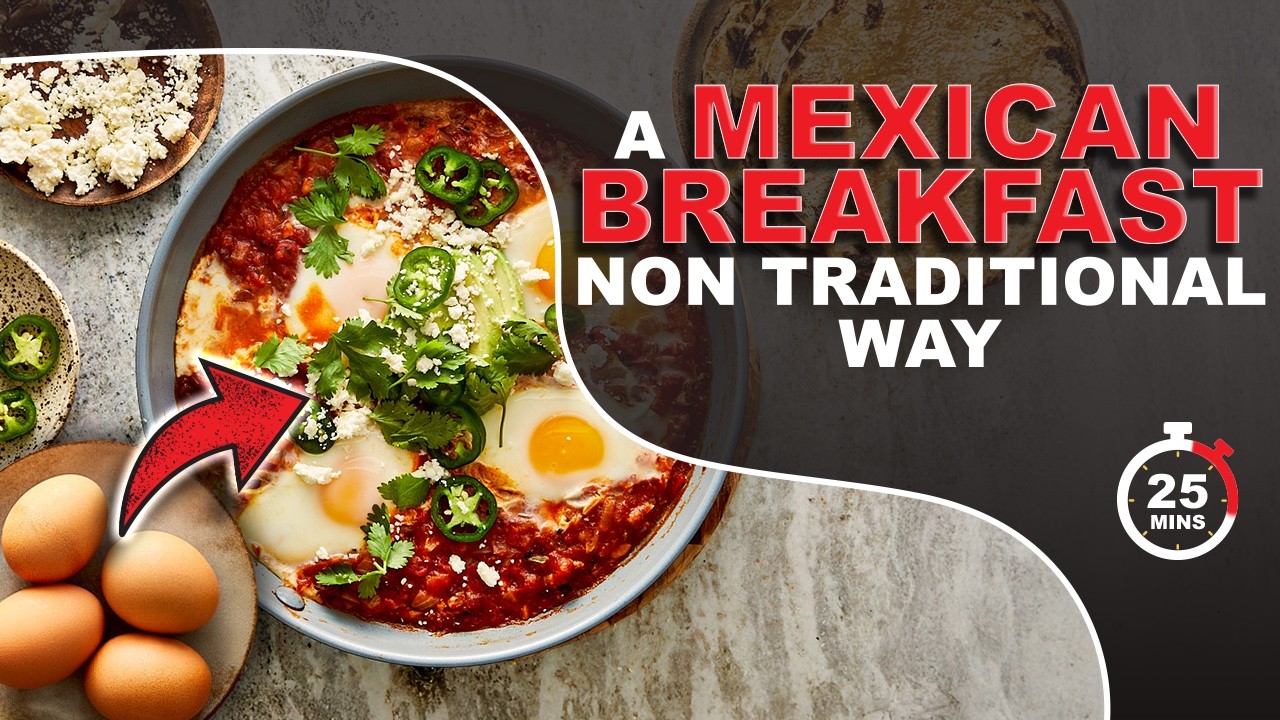 Easy Huevos Rancheros a Mexican Breakfast non traditional way