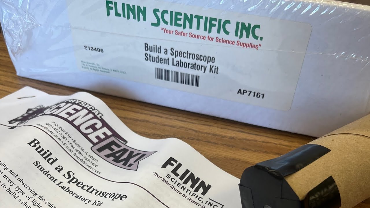 Building a Spectroscope for interactive learners - YouTube