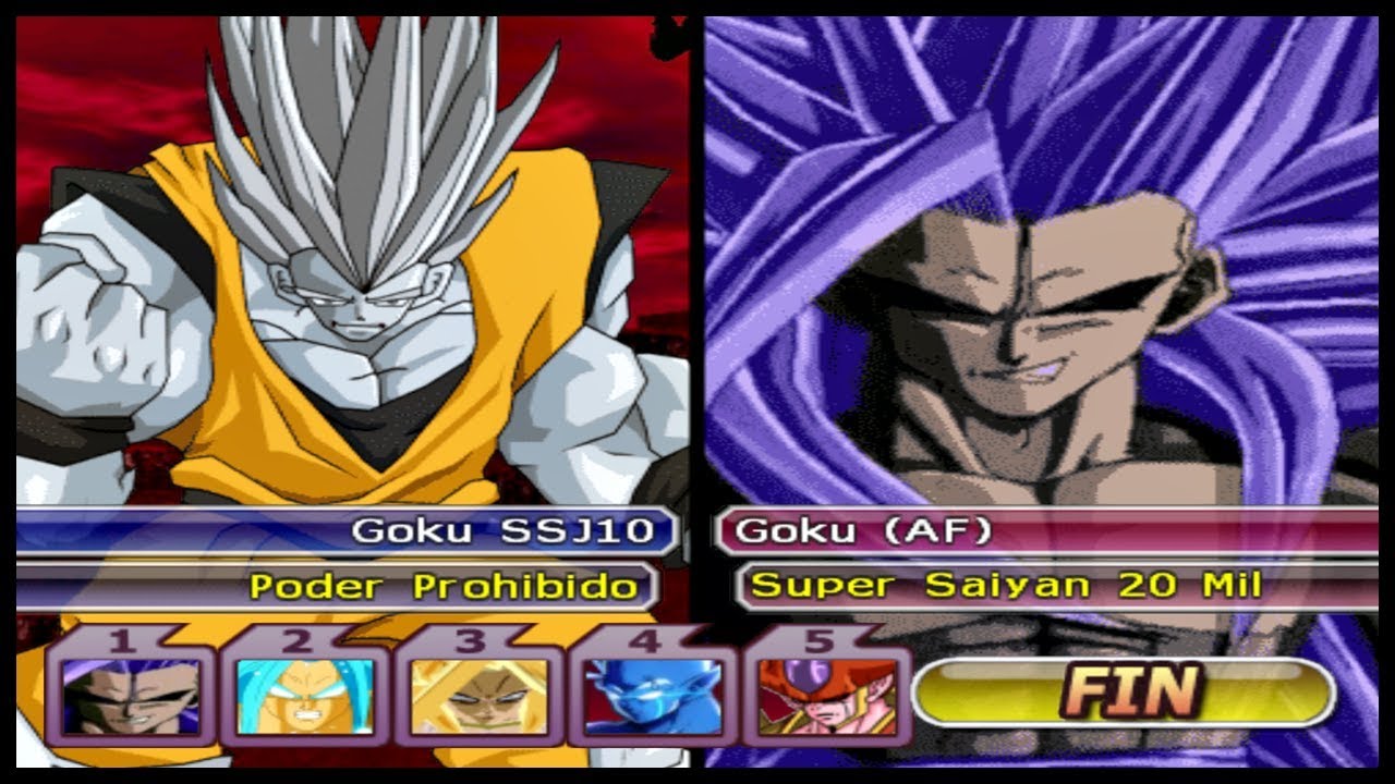 5x5 SÓ COM PERSONAGENS APELÕES!! DBZ Budokai Tenkaichi 3