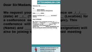 Surat Undangan Konferensi