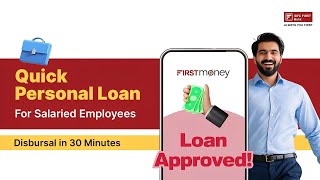 Instant Personal Loan for Salaried | No Paperwork | 30-min Disbursal | IDFC FIRST Bank