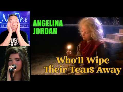 Music Video Reaction to ANGELINA JORDAN 19 "Who'll Wipe Their Tears Away" Fan Made Lyric Video