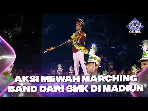 MEWAH BANGET! Aksi Marching Band dari Anak-Anak SMK di Madiun! | ROAD TO KILAU RAYA JOGETIN AMBYAR