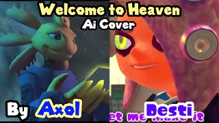 “Welcome To Heaven” - Hazbin Hotel - Ft.Axol & Desti (AI Cover) (Short song)