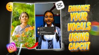 VOCAL ENHANCER USING  CAPCUT VIDEO EDITOR TUTORIAL IN TAMIL | VIDEO EDITING | SFX EDITING | SINGING screenshot 4