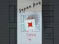3 by 3 Rubik's cube for Japan flag banaa Diya#shortvideo