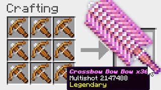 Minecraft UHC but you can craft a 'Crossbow Crossbow Crossbow Crossbow Crossbow Crossbow Crossbow'..