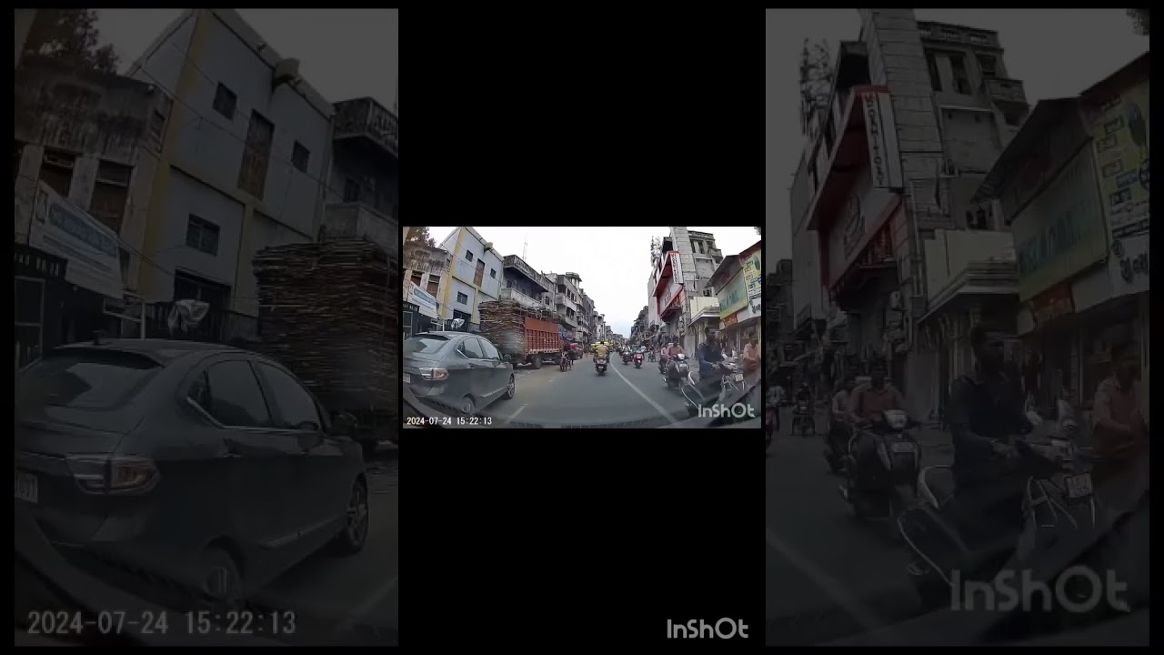 Things you see while driving in India , A dashcam Video 