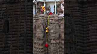 jay jagannath #ji ka #dhawaj #viral #tranding #temple #puri #odisha #reels #fyp 🙏 🛕🚩🕉