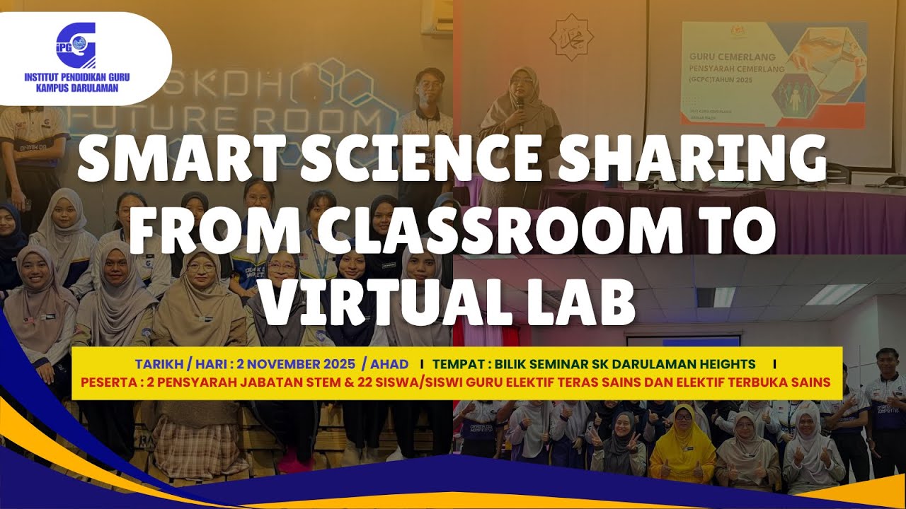 SMART SCIENCE SHARING FROM CLASSROOM TO VIRTUAL LAB - YouTube