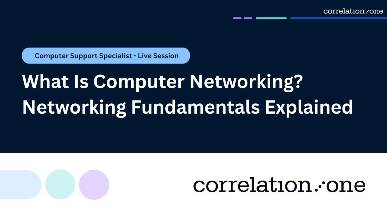 What Is Computer Networking? Networking Fundamentals Explained - YouTube