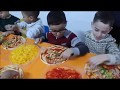 Préparation de pizza, grande section Jean Jaurès