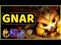 GNAR VS AKALI TOP GAMEPLAY