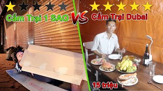 Thử Thách Cắm Trại Chỉ Dùng Đồ Trong Siêu Thị 1 Sao vs 5 Sao | Cắm Trại 1 Triệu vs Dubai 15 Triệu