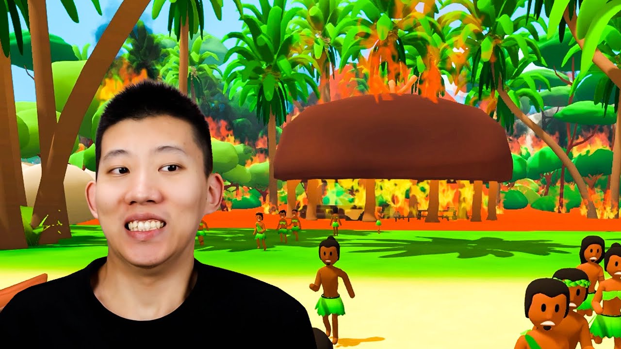 我燒了整座島！毀滅島嶼模擬器，披薩島 Pineapple on pizza