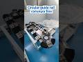 Ring rail conveyor line, drive track system, automation equipment #machine #packing #factory
