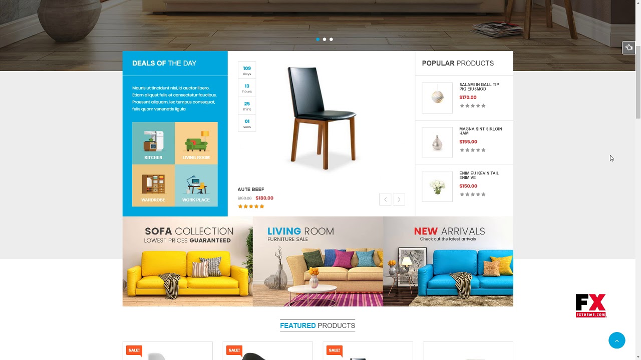 Fastest Furniture Store WordPress Theme (10 Ho
