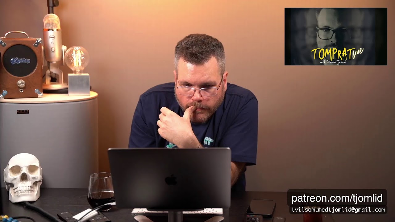 Tomprat live - Radongass, miksebord og e-pipe