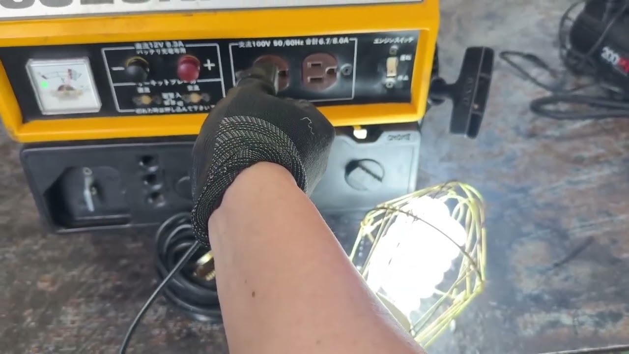 SUZUKI スズキ インバーター 発電機 SX800R 簡易動作確認動画（工具一