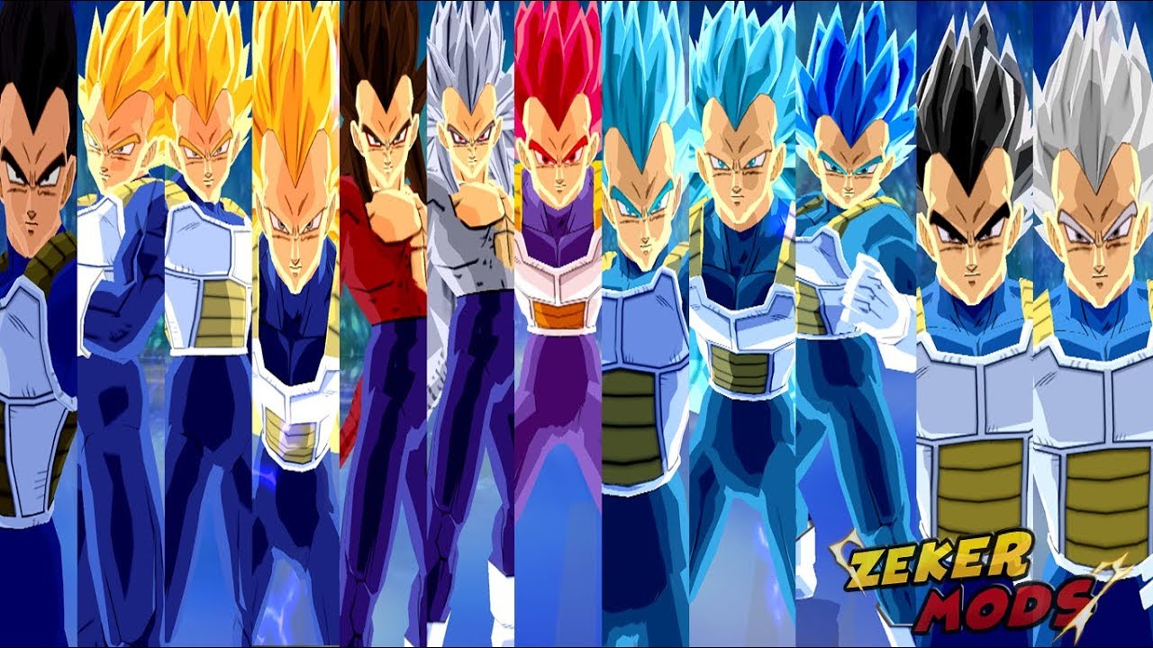 vegeta all super saiyan forms