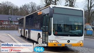 mobus | Mitfahrt Bus 966: S Strausberg Bhf - Neuhardenberg - Seelow | MB Citaro FL G E4