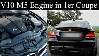 Bmw 1Er Coupe V10 - Sound & Hunting Supra & Acceleration & Onboard Autobahn [300+ Km/H]