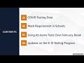 Mass. DESE February 9, 2022 COVID Testing Webinar