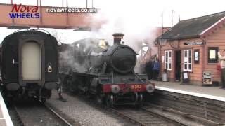 GWR 9537 on the West Somerset Railway