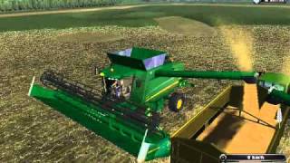 Moisson dans farming simulator 2011