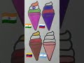 Jana Gana Mona 🇮🇳+🇷🇺+🇻🇪+🇦🇷 #Shorts #independence Day #drawing #republic day #Viral