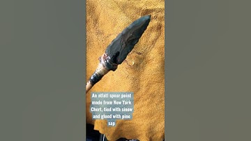 An atlatl spear point (arrowhead) #stonetools #flintknapping #wildernesssurvival