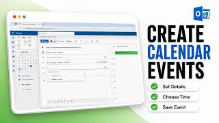 How to Add Events to Outlook Calendar (New Event Basics)