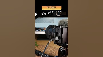 4k Streaming with the Sony ZV-E10