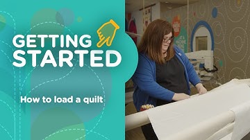 How to load a quilt on your APQS longarm quilting machine