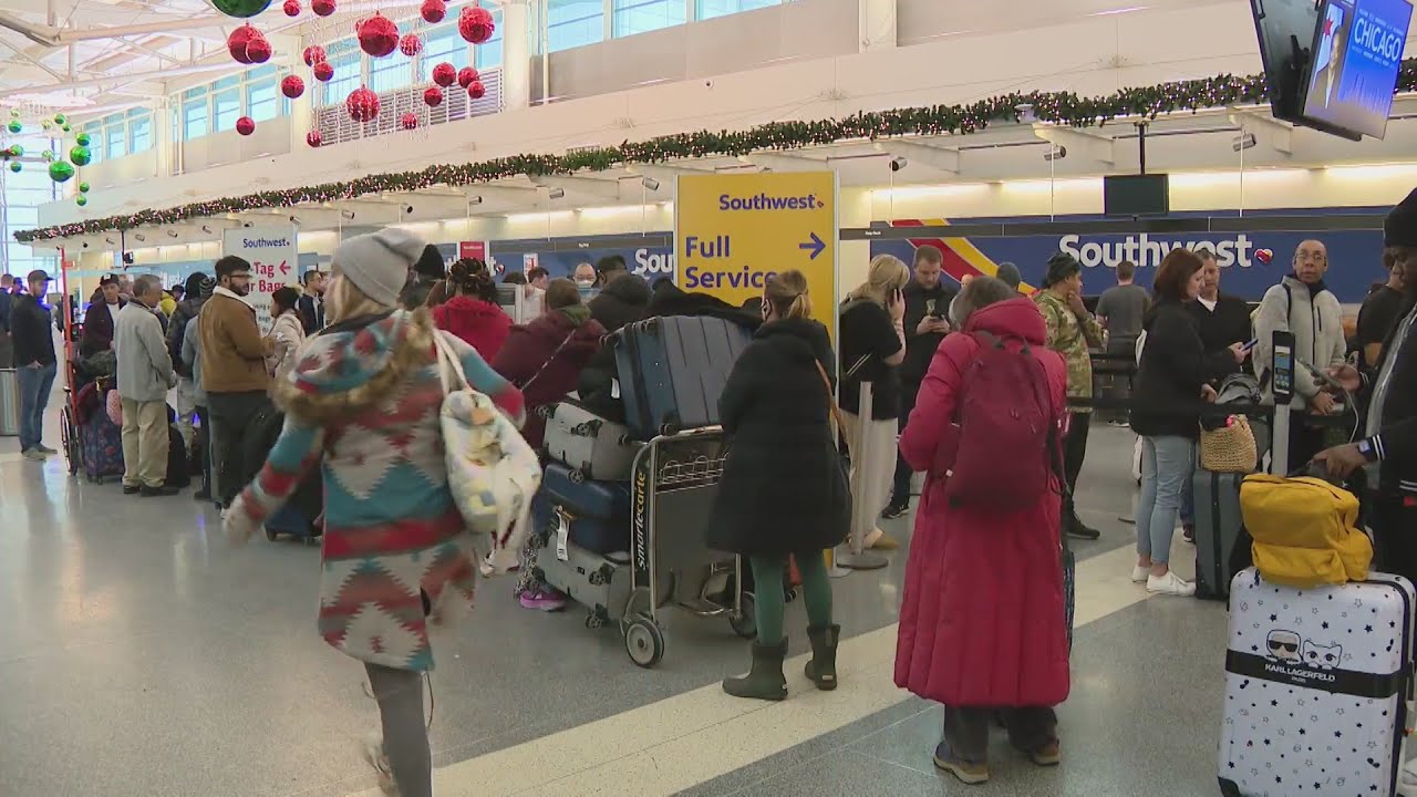Southwest Airlines continues canceling flights as New Year holiday ...