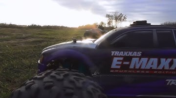 TBS Discovery, Traxxas E-maxx, Rustler VXL racing and flying