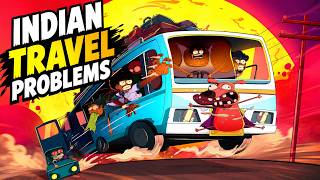The Problems with the Indian Travel System.... BUS, TUKTUK ⁝ Bengali Animation