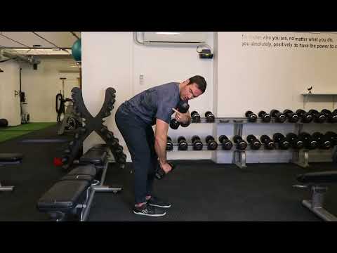 Dumbbell Rear Delt Fly